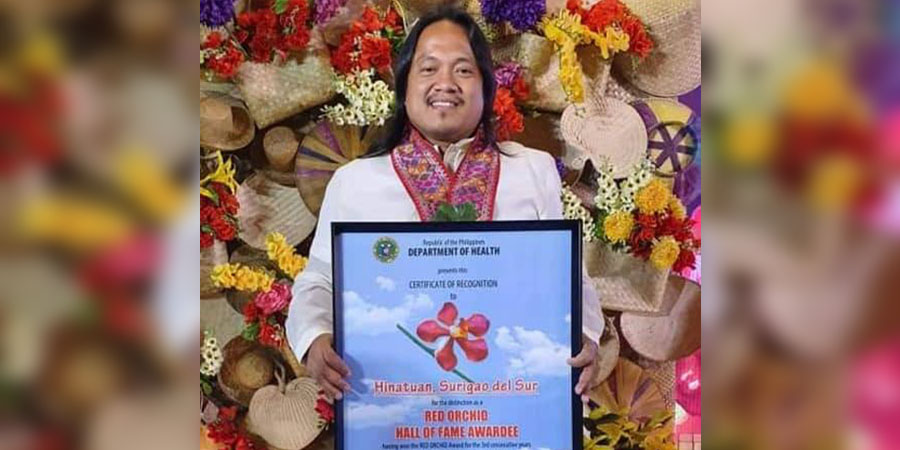 Hinatuan is Red Orchid Hall of Fame Awardee